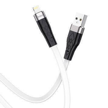 Кабель Hoco X53 Angel Silicone Lightning (1m) White 7766-7230 фото