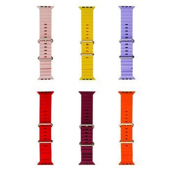 Ремінець Apple Watch Ocean Band 42/44/45/49 (M) 1 - Official White 7625-6988 фото