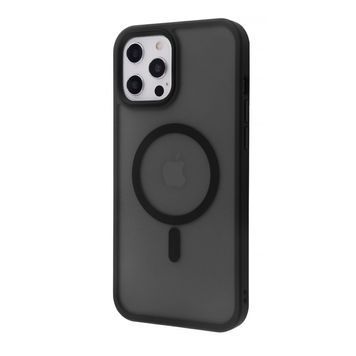 Чехол WAVE Matte Insane Case with Magnetic Ring iPhone 12 Pro Max black 451120001 фото