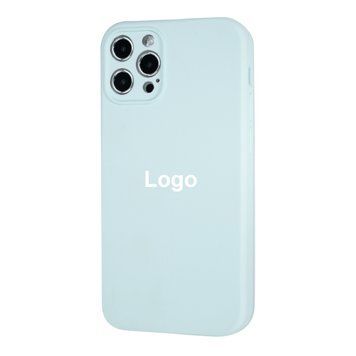 Square Full Silicone Case Close Camera iPhone 12 Pro Max 26 - Sea Foam 3695-14388 фото
