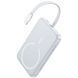 Портативная Батарея Baseus EnerFill FM11 with Built-in Type-C Cable 10000mAh 30W white 677830001 фото 4
