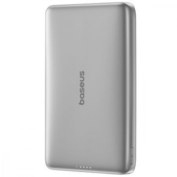 Портативна Батарея Baseus PicoGo Ultra-Slim AM41 Qi2 27W 10000mAh silver 652200012 фото