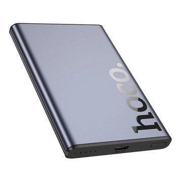 Power Bank Hoco Q32 Aluminum alloy Magnetic PD20W 5000mAh Metal Gray 11724-24207 фото