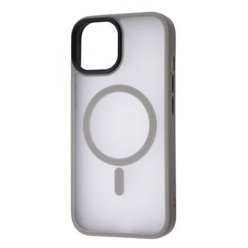 Чохол WAVE Matte Insane Case with Magnetic Ring iPhone 15 gray 508340010 фото