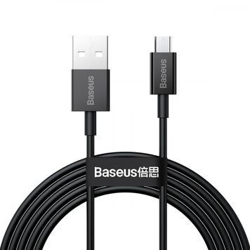 Кабель Baseus Superior Series Fast Charging Micro USB 2A (2m) black 326880001 фото