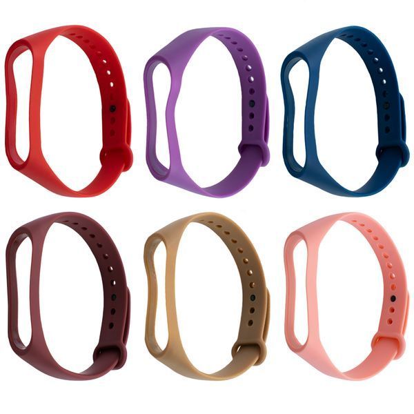 Ремінець Silicone Mi Band 3/4 3 - Red 885-15304 фото Ремінець Silicone Mi Band 3/4 3 - Red 885-15304 фото