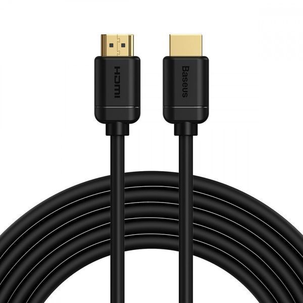 Кабель Baseus High Definition HDMI Male To HDMI Male (5m) black 298940001 фото Кабель Baseus High Definition HDMI Male To HDMI Male (5m) black 298940001 фото