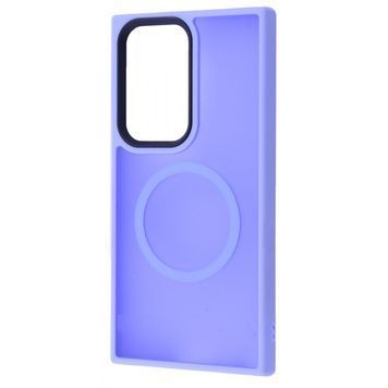 Чохол WAVE Matte Insane Case with Magnetic Ring Samsung Galaxy S22 Ultra light purple 553430008 фото