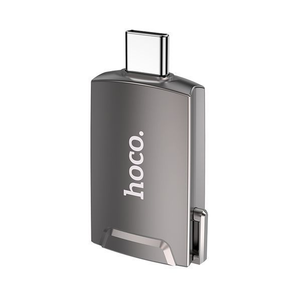 Адаптер Hoco UA19 Easy flow Type-C to HDTV adapter Metal Grey 9465-16769 фото