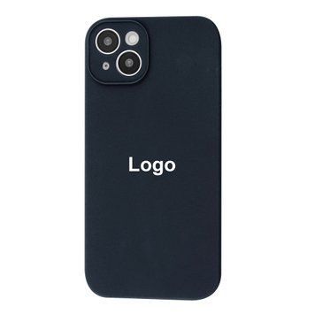 Square Full Silicone Case Close Camera iPhone 14 Plus 17 - Midnight Blue 3693-6032 фото