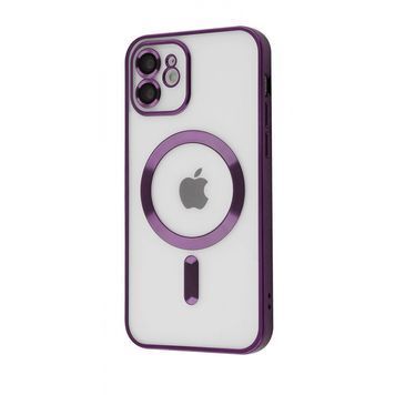 Чехол Metal Matte Case with Magnetic Ring iPhone 14 Pro deep purple 545130488 фото