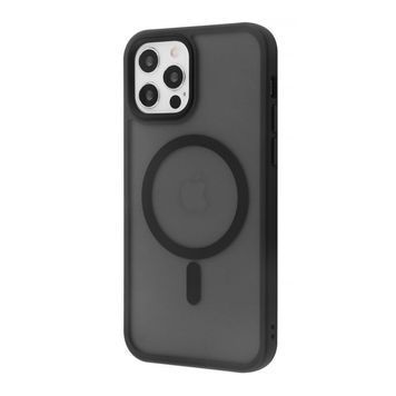 Чехол WAVE Matte Insane Case with Magnetic Ring iPhone 12/12 Pro black 451110001 фото