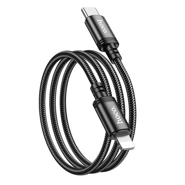 Кабель Hoco X89 Wind PD charging data cable iP Black 9810-11638 фото Кабель Hoco X89 Wind PD charging data cable iP Black 9810-11638 фото