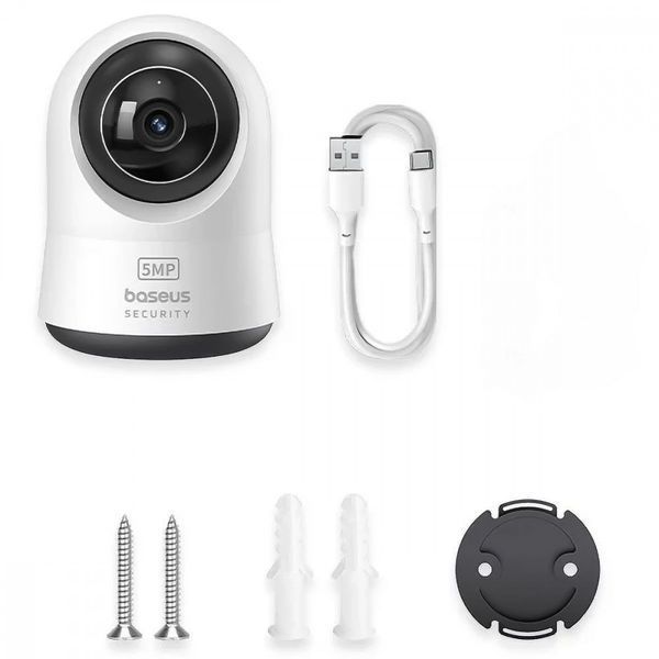 Камера Baseus Security P1 Pro Indoor 3K (Adapter not Included) white 610470003 фото Камера Baseus Security P1 Pro Indoor 3K (Adapter not Included) white 610470003 фото