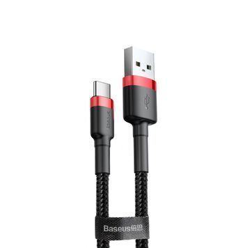 Кабель Baseus Cafule Type-C 3A (1m) red/black 207820066 фото