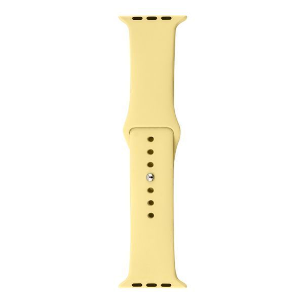 Ремешок Sport Band Apple Watch 42/44/45/Ultra (S) 51 - Pale Yellow 440-11191 фото Ремешок Sport Band Apple Watch 42/44/45/Ultra (S) 51 - Pale Yellow 440-11191 фото