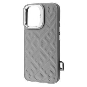 Чохол Kajsa Rhombus Collection with Magnetic Ring iPhone 16 gray 596760010 фото