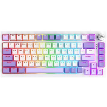 Беспроводная клавиатура Proove Gaming Coupe (Ukraine Layout) white/purple 627890029 фото