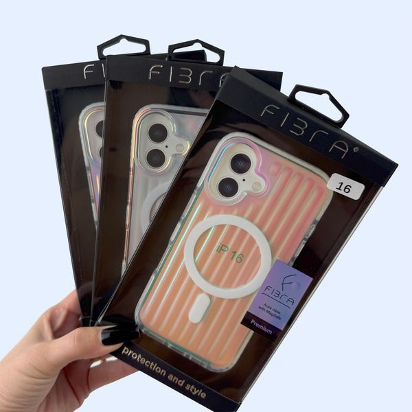 FIBRA Aura Case with MagSafe iPhone 14 Pro Rainbow Light 10487-18449 фото FIBRA Aura Case with MagSafe iPhone 14 Pro Rainbow Light 10487-18449 фото