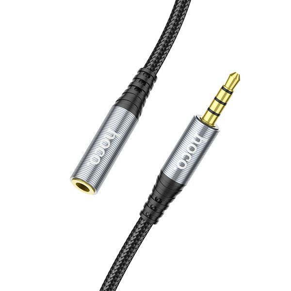 Аудио кабель Hoco UPA20 3.5 audio extension cable male to female(L=2M) Metal Grey 8839-9494 фото Аудио кабель Hoco UPA20 3.5 audio extension cable male to female(L=2M) Metal Grey 8839-9494 фото