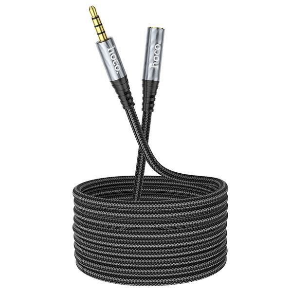 Аудио кабель Hoco UPA20 3.5 audio extension cable male to female(L=2M) Metal Grey 8839-9494 фото Аудио кабель Hoco UPA20 3.5 audio extension cable male to female(L=2M) Metal Grey 8839-9494 фото