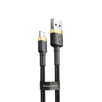 Кабель Baseus Cafule Lightning 1.5A (2m) gold/black 226750255 фото
