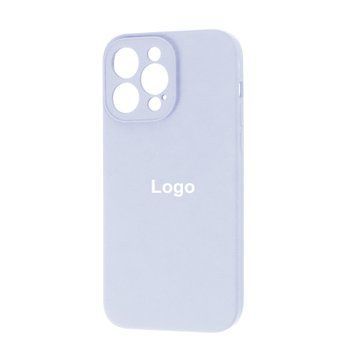Square Full Silicone Case Close Camera iPhone 13 Pro Max 15 - Light Purple 3685-10120 фото