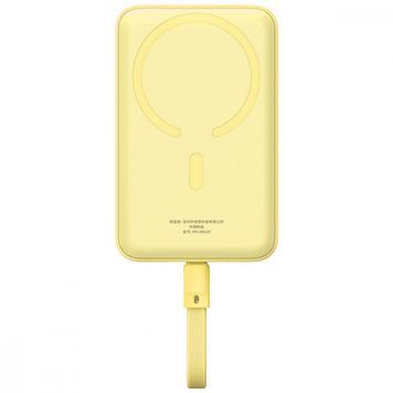Портативная Батарея Baseus Magnetic Mini 30W 10000mAh yellow 652110006 фото