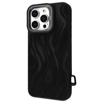 Чохол Kajsa Fluid Art with Magnetic Ring iPhone 16 Pro Max black 653280001 фото