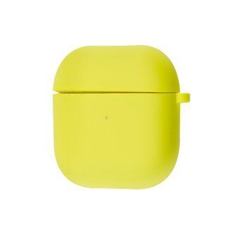 Silicone Case with Fibra AirPods 1/2 Yellow 1416-17039 фото