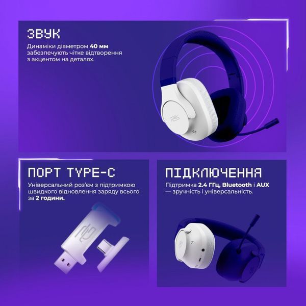 Беспроводная игровая гарнитура Proove Gaming Bliss Pro (APP) black 649460001 фото Беспроводная игровая гарнитура Proove Gaming Bliss Pro (APP) black 649460001 фото