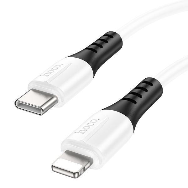 Кабель Hoco X82 iP PD silicone charging data cable Black 9444-16721 фото Кабель Hoco X82 iP PD silicone charging data cable Black 9444-16721 фото