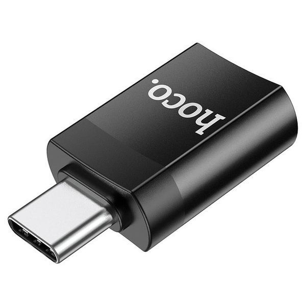 Адаптер Hoco UA17 Type-C male to USB female USB3.0 Black 10980-20678 фото