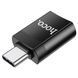 Адаптер Hoco UA17 Type-C male to USB female USB3.0 Black 10980-20678 фото 1