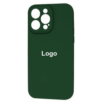 Square Full Silicone Case Close Camera iPhone 14 Pro 18 - Khaki 3692-10160 фото