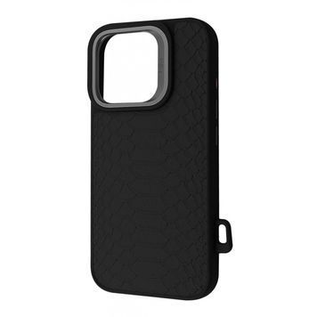 Чохол Kajsa Snake Pattern with Magnetic Ring iPhone 16 Pro Max black 596690001 фото