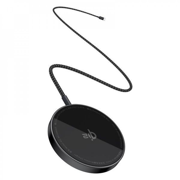 Wireless charger Baseus Simple Mini4 Air Magnetic Qi2 15W black 616750001 фото