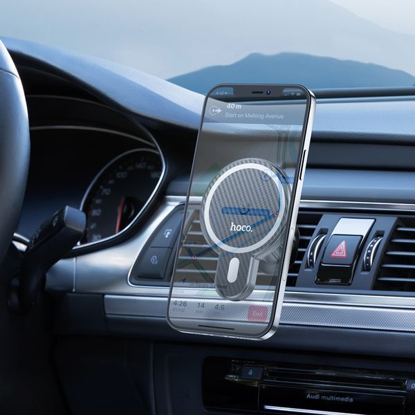 Автодержатель Hoco CA85 Ultra-fast Magnetic Wireless Charging 15W 7799-7271 фото Автодержатель Hoco CA85 Ultra-fast Magnetic Wireless Charging 15W 7799-7271 фото