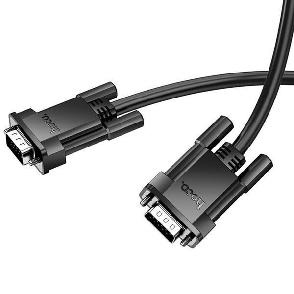 Видео кабель Hoco US11 VGA male to VGA male HD (2m) Black 10982-20680 фото Видео кабель Hoco US11 VGA male to VGA male HD (2m) Black 10982-20680 фото
