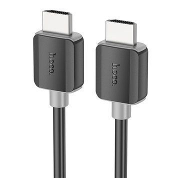 Видео кабель Hoco US08 HDTV 2.0 male-to-male 4K HD data cable(L=2M) Black 8851-9506 фото