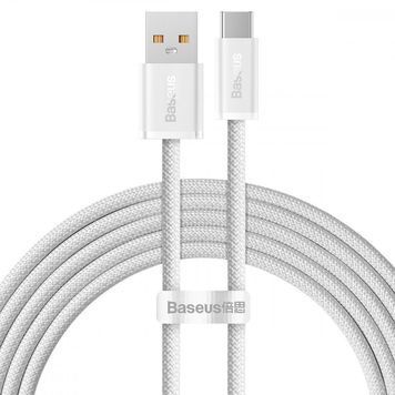 Кабель Baseus Dynamic Series Fast Charging Type-C 100W (2m) white 424920003 фото