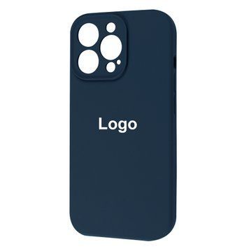 Square Full Silicone Case Close Camera iPhone 13 Pro 17 - Midnight Blue 3683-10107 фото