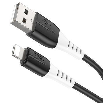 Кабель Hoco X82 iP silicone charging data cable Black 9446-16723 фото