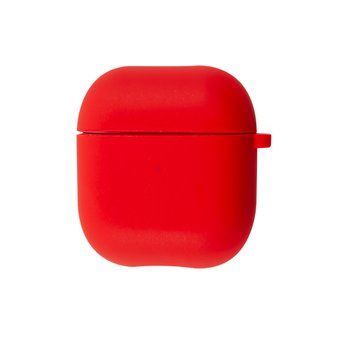 Silicone Case with Fibra AirPods 1/2 Red 1416-17034 фото