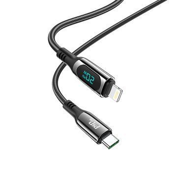Кабель Hoco S51 Extreme PD charging data cable for iP Black 8790-9445 фото