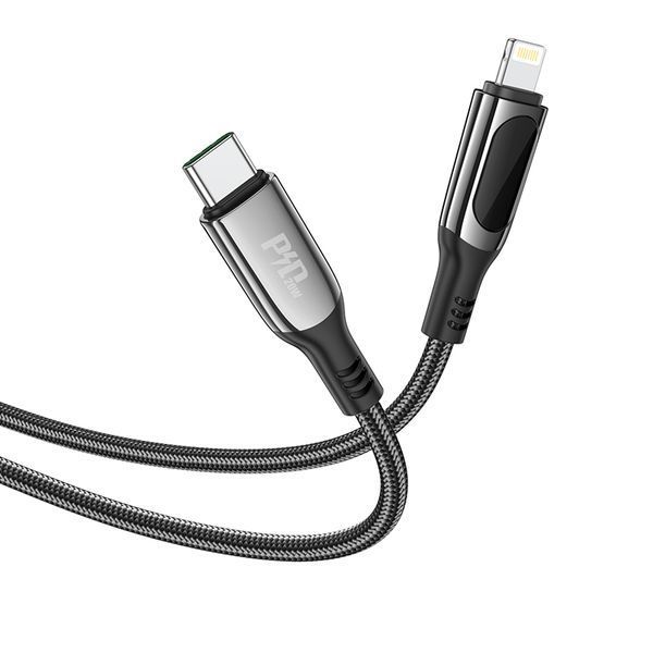Кабель Hoco S51 Extreme PD charging data cable for iP Black 8790-9445 фото Кабель Hoco S51 Extreme PD charging data cable for iP Black 8790-9445 фото