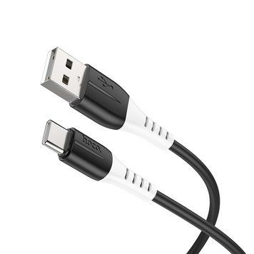 Кабель Hoco X82 Type-C silicone charging data cable Black 9447-16725 фото