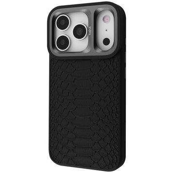 Чехол Kajsa Snake Pattern with Magnetic Ring iPhone 17 Pro Max black 653360001 фото