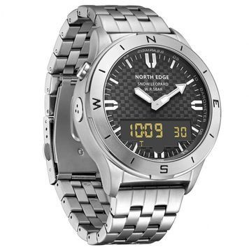 Цифровые Часы NORTH EDGE Snow Leopard silver 382680012 фото