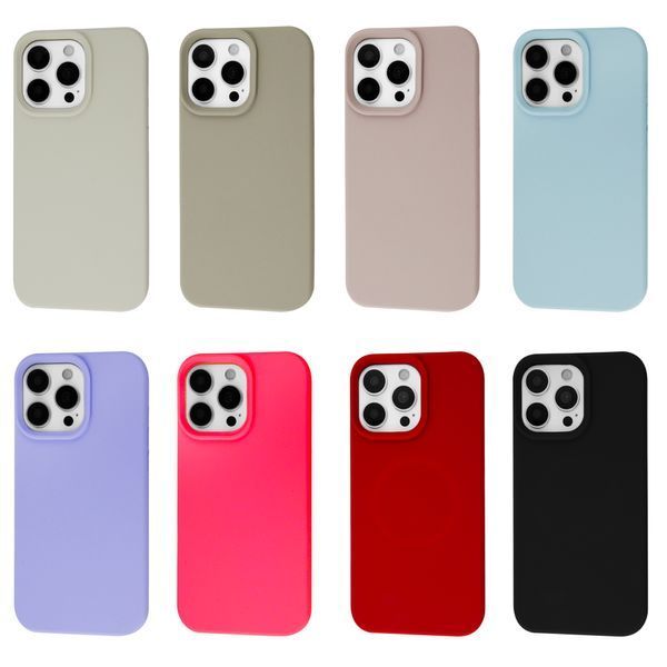 FIBRA Full Silicone Cover with MagSafe iPhone 15 Pro Max Hot Pink 10647-19106 фото FIBRA Full Silicone Cover with MagSafe iPhone 15 Pro Max Hot Pink 10647-19106 фото